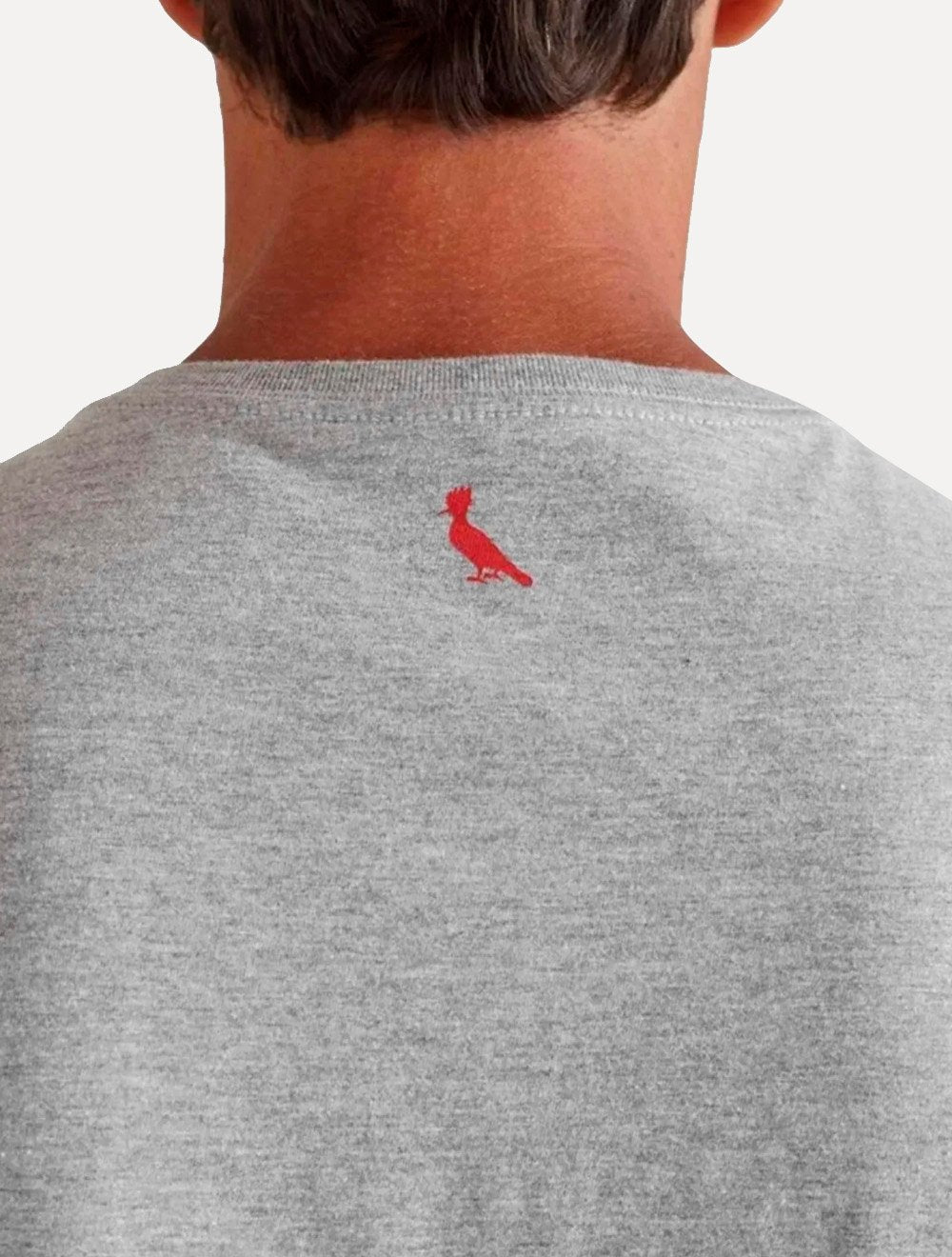 Camiseta Reserva Masculina Lisa Back Woodpecker Cinza Mescla