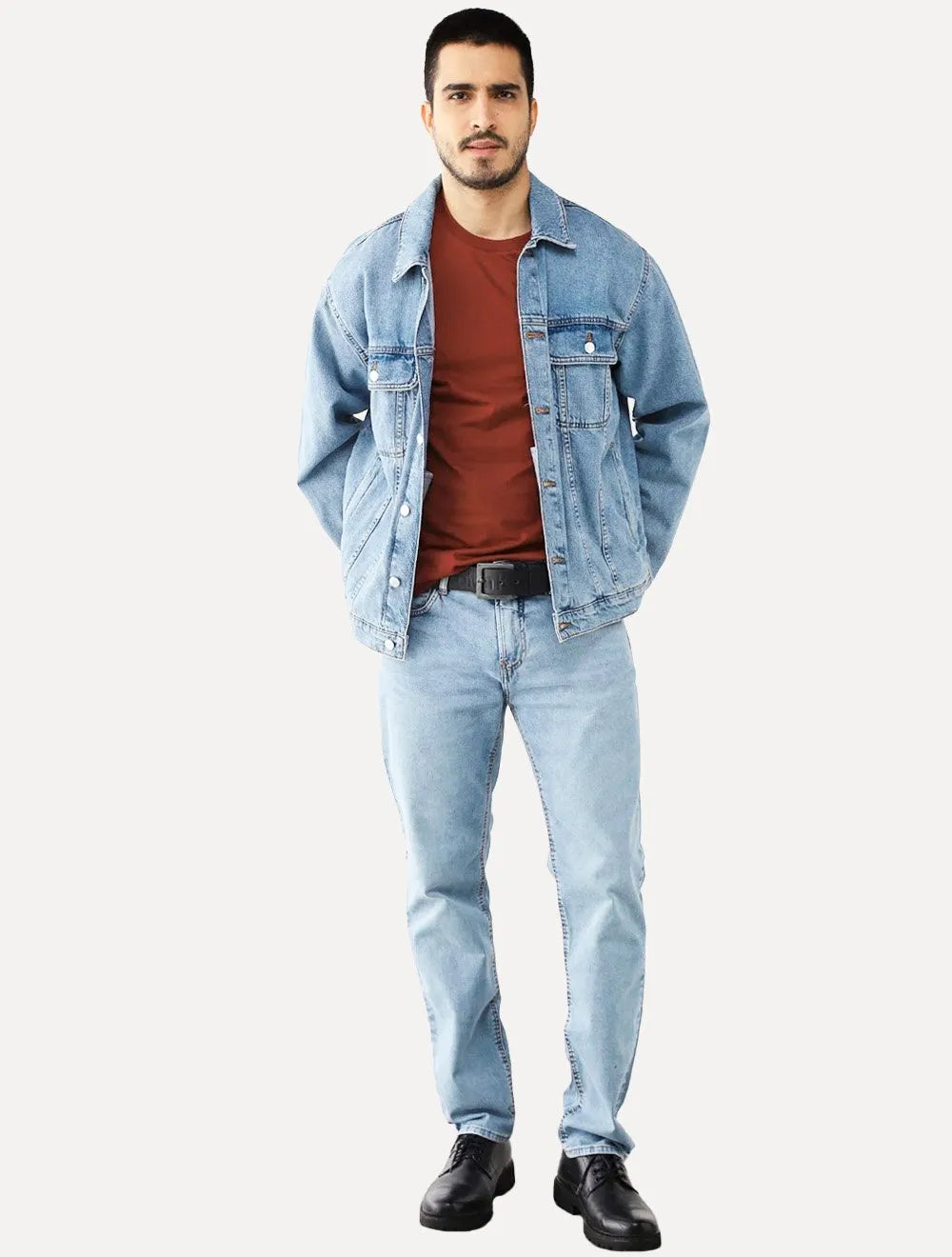 Calça Jeans Calvin Klein Slim 5 Pockets Azul Claro