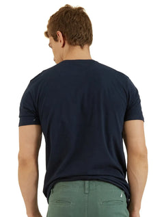 Camiseta Nautica Masculina 1983 Sailboat Sailing Azul Marinho