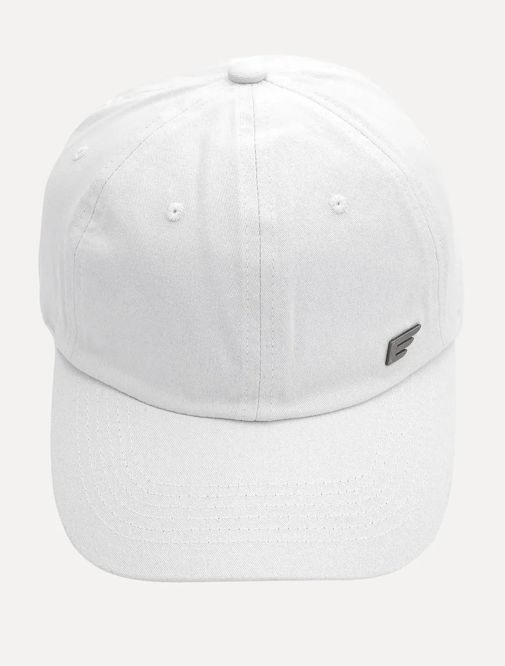 Boné Ellus Masculino Metal Logo Branco