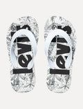 Chinelo Levis Printed Mono Flower Branco