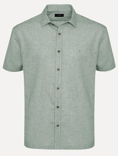Camisa Aramis Masculina Regular Loop Flame Altino Verde Claro