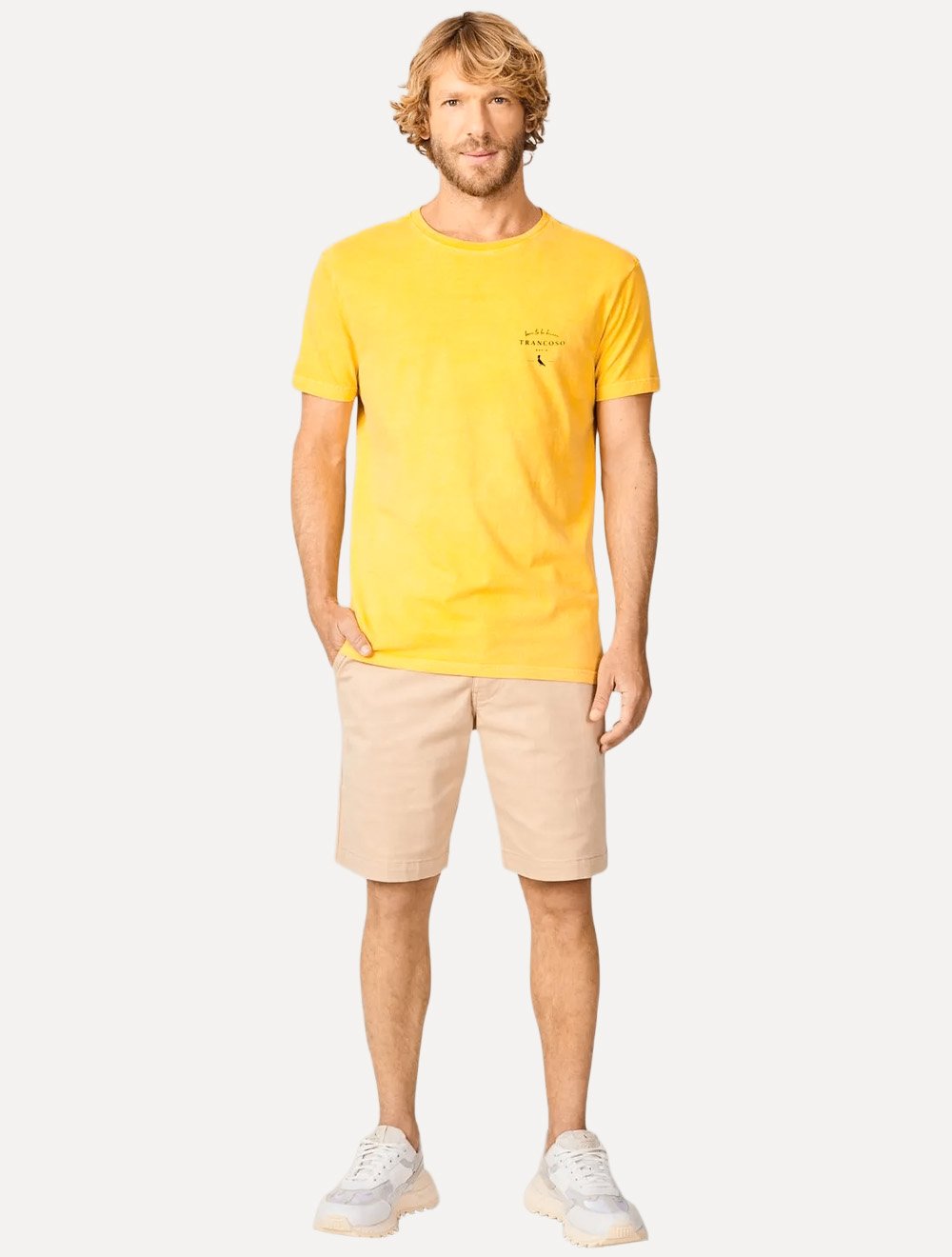 Camiseta Reserva Masculina Born To Be Baiano Amarelo