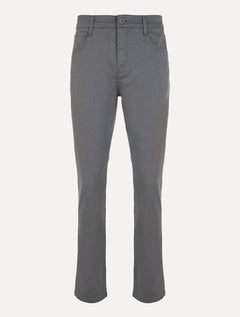 Calça Dudalina Jeans Masculina Slim Acetinada Cinza Médio