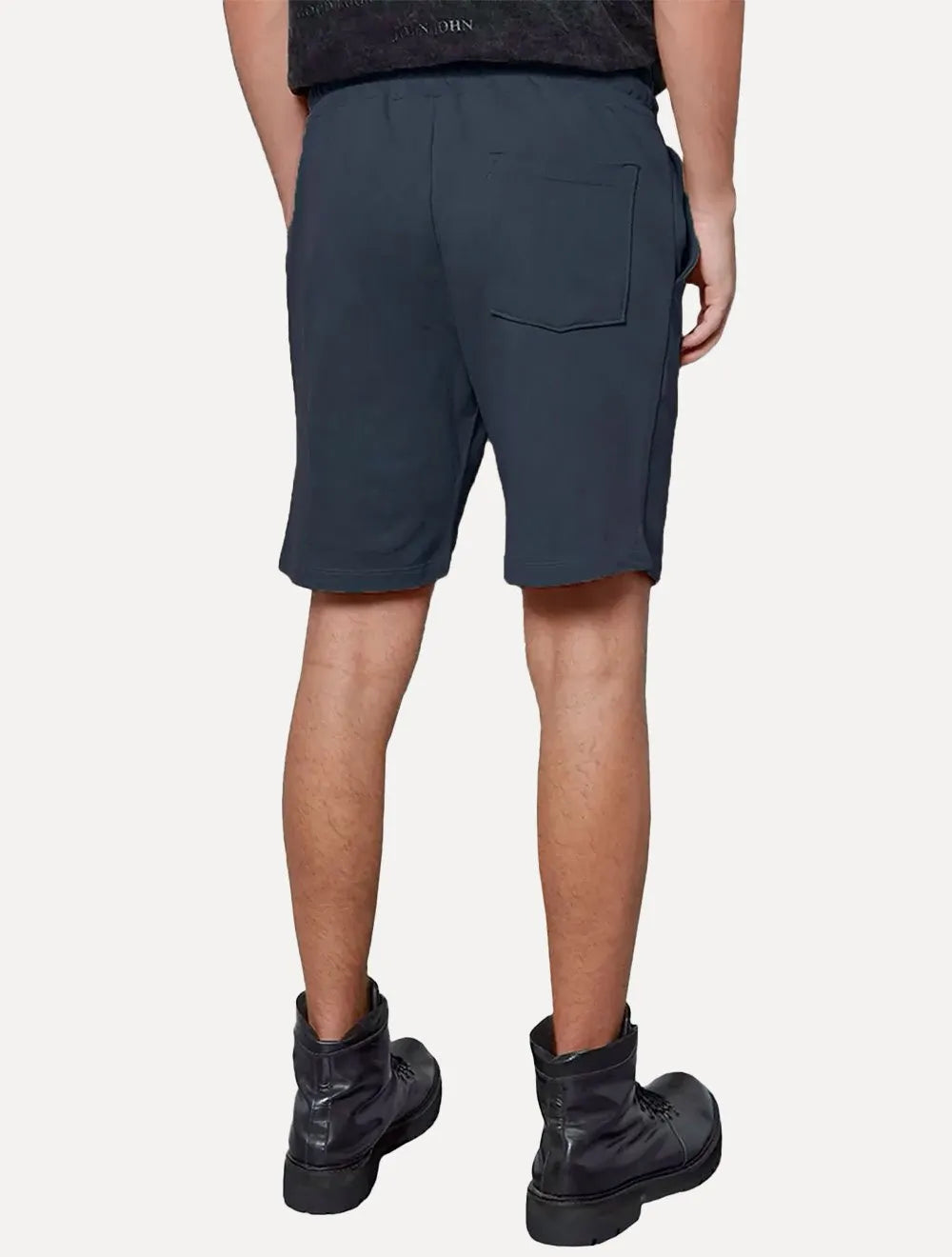 Bermuda John John Masculina Moletom New Basic Print Light Azul Médio