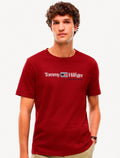 Camiseta Tommy Hilfiger Masculina Authentic Originals Vermelho