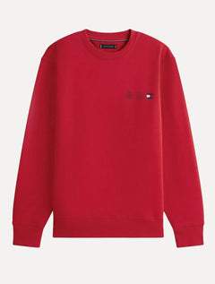 Moletom Tommy Hilfiger Masculino Treble Logos Vermelho