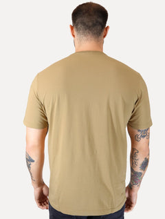 Camiseta Von der Volke Masculina Origineel Side Bottom Code Caqui