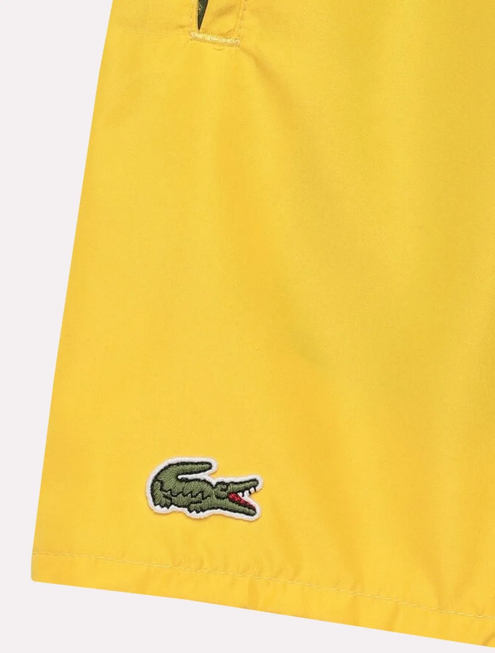 Short Lacoste Masculino Beachwear Classico Amarelo