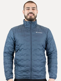 Jaqueta Columbia Masculina Delta Ridge II Down Azul Escuro