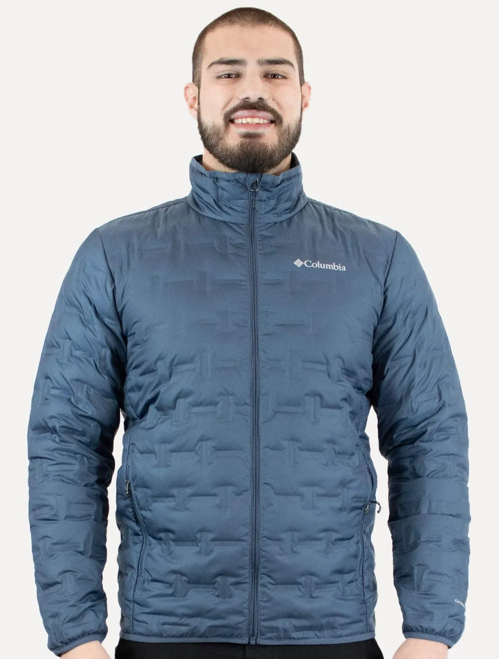 Jaqueta Columbia Masculina Delta Ridge II Down Azul Escuro