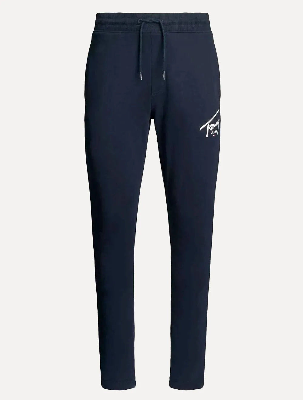 Calça Tommy Jeans Masculina Moletom Entry Signature Graphic Azul Marinho