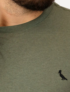 Camiseta Reserva Masculina Regular Paris Verde Militar