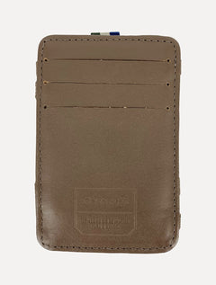 Carteira Reserva Masculina Couro Neutral Mágica Marrom