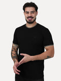 Camiseta King & Joe Masculina Premium Cotton Sport Preta