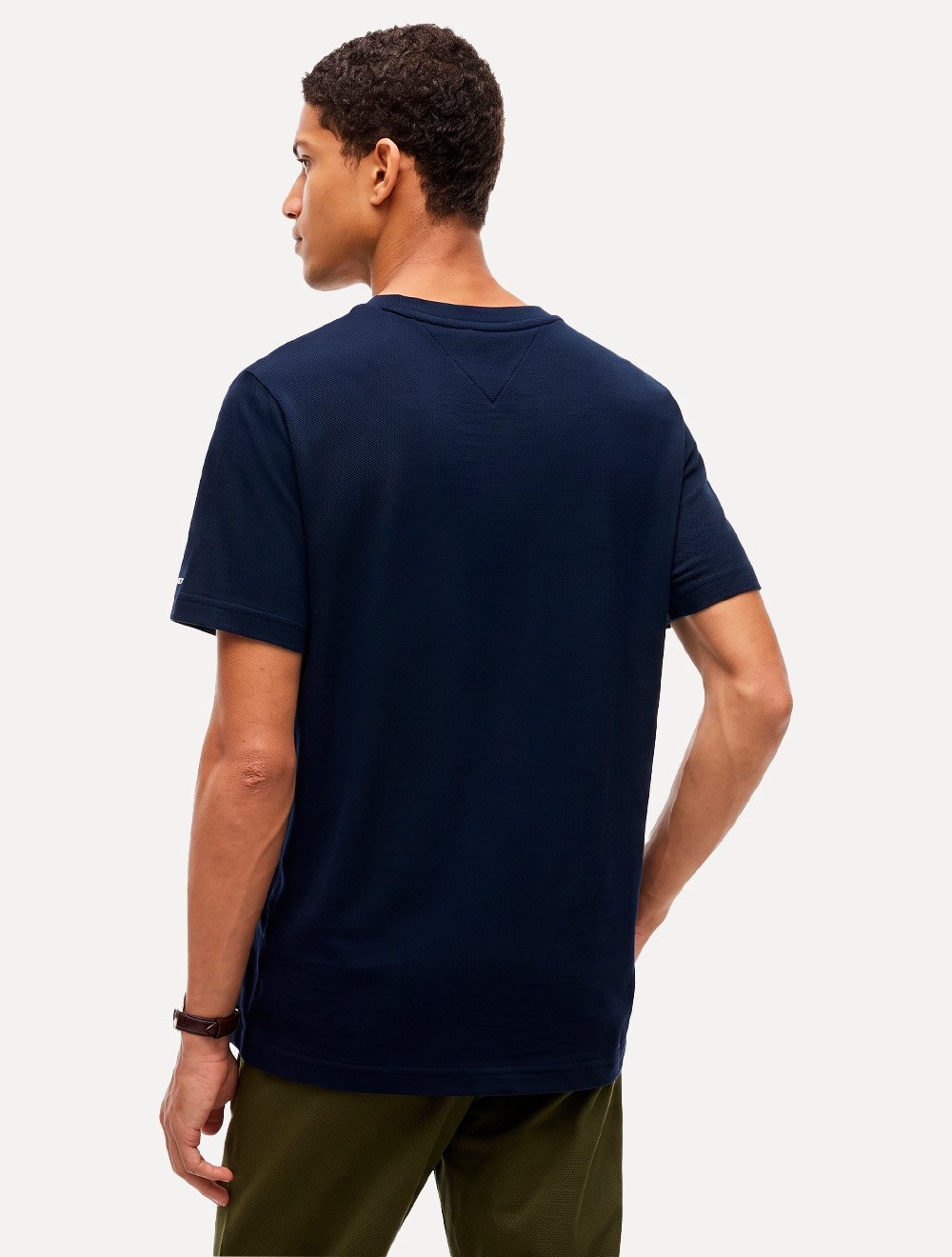 Camiseta Tommy Hilfiger Masculina 1985 Chest Print Azul Marinho