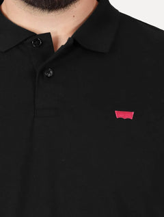 Polo Levis Masculina Housemark New Logo Flag Preta