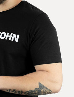 Camiseta John John Masculina JJ Basic Logo Rusty Preta