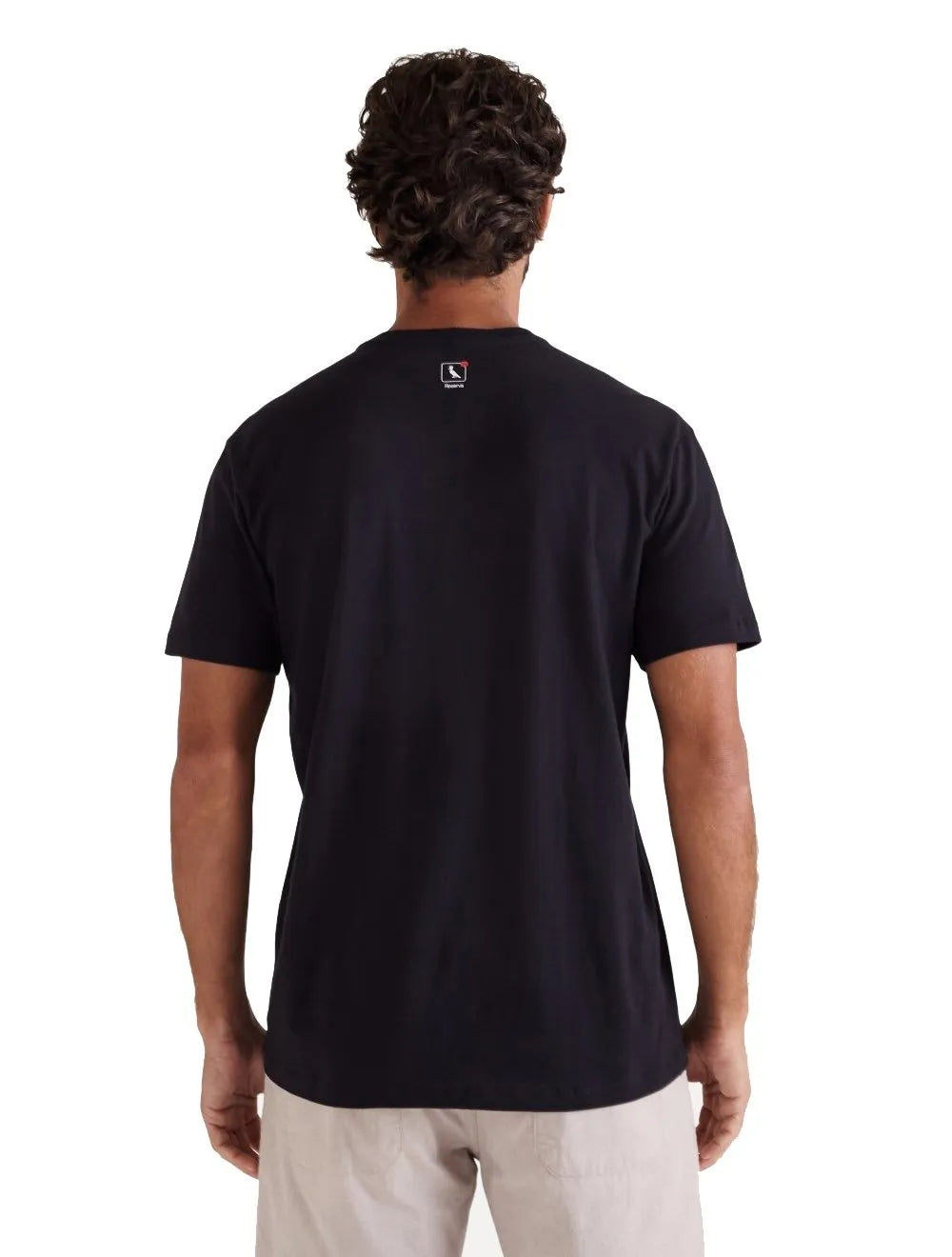 Camiseta Reserva Masculina Mirror Vj Preta