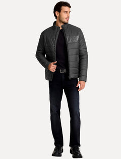 Jaqueta John John Masculina Nylon Sidney Cinza Escuro