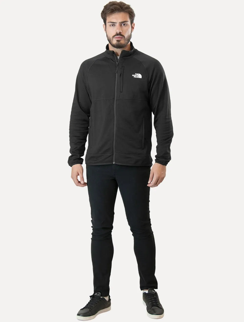 Blusa The North Face Masculina Fleece Canyonlands Full Zip Preta