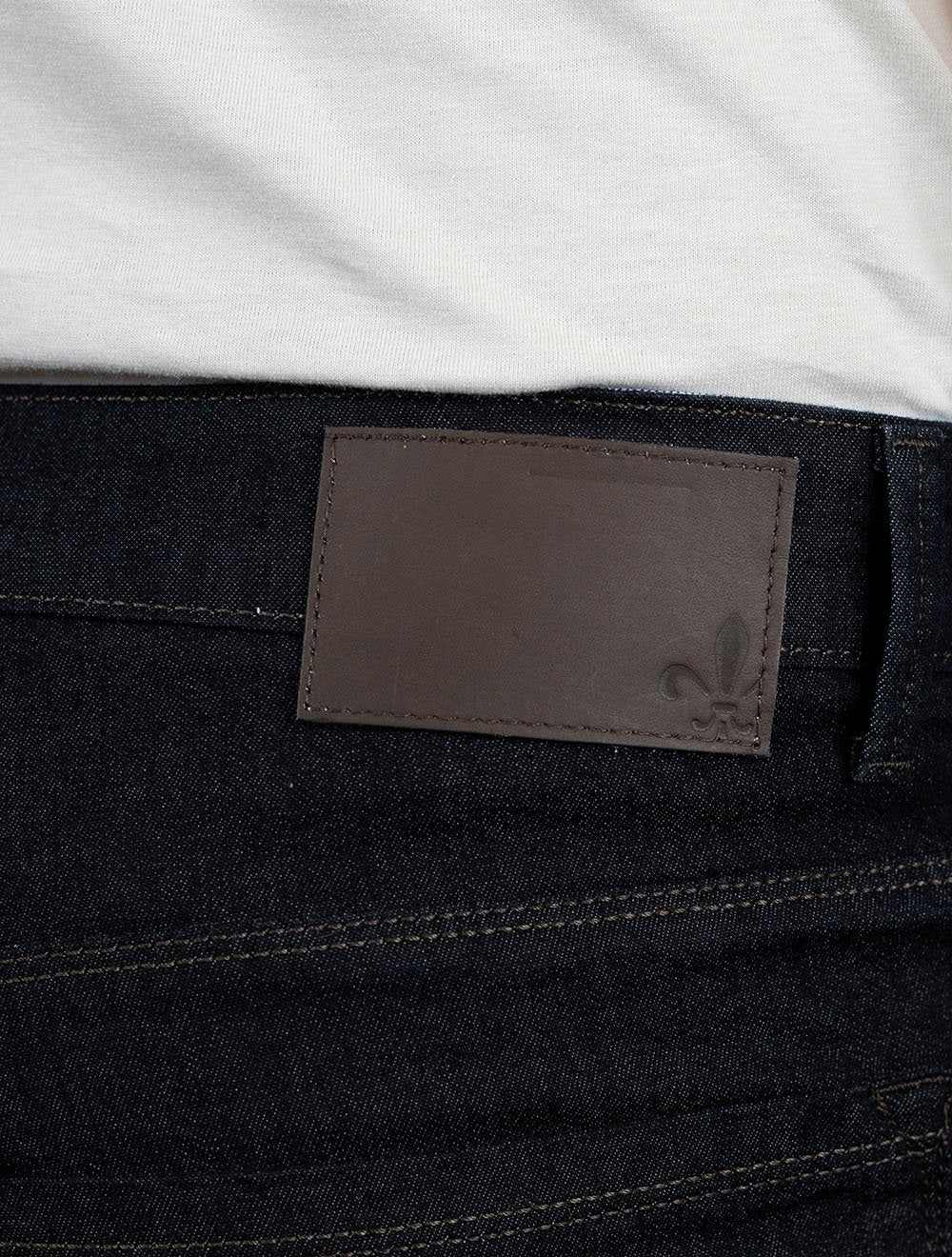 Calça Dudalina Jeans Masculina Concept Stretch Five Pockets Browm Icon Escura