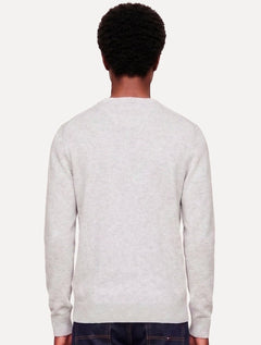 Suéter Tommy Hilfiger Masculino Crewneck Essential Cotton Cinza