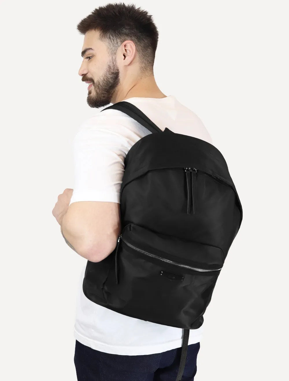 Mochila Ellus Backpack Atlantis Nylon Preta