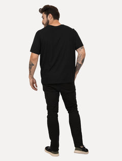 Camiseta Dudalina Masculina Ultrasoft Cotton Logo Preta