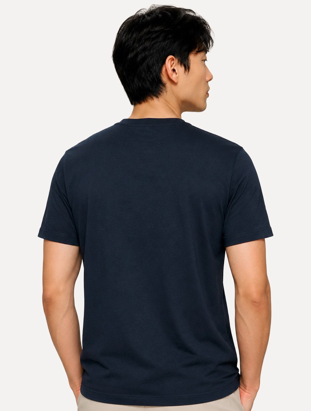 Camiseta Dudalina Masculina Regular Fit Basic Azul Marinho