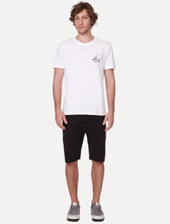 Camiseta John John Masculina Regular Fin Fish Off-White