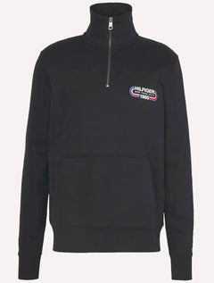 Moletom Tommy Hilfiger Masculino Track Graphic Half Zip Azul Marinho