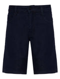 Bermuda Aramis Jeans Masculina Regular Basic 5 Pockets Escura