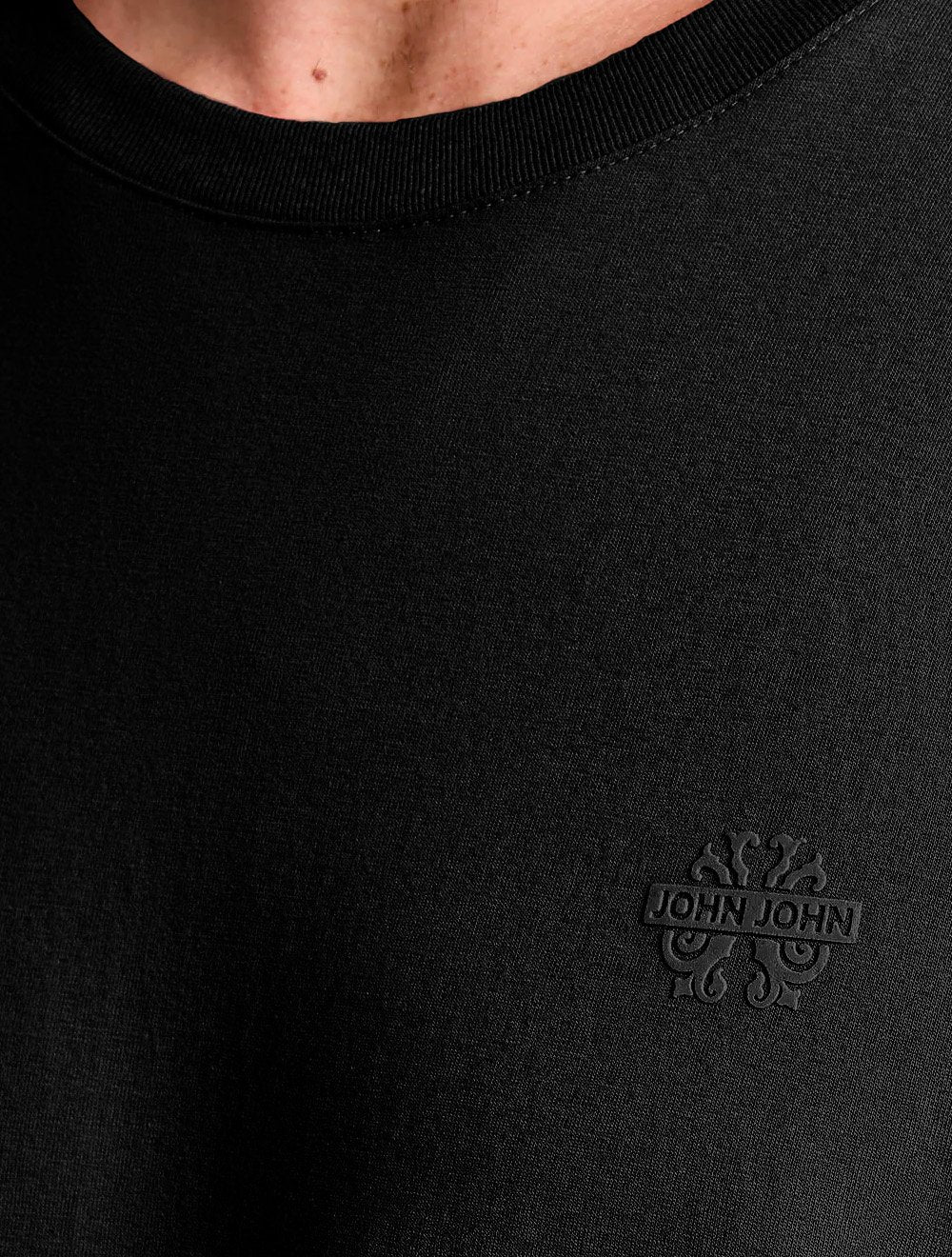 Camiseta John John Masculina Regular Fit Light Transfer Preto 