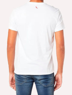 Camiseta Reserva Masculina Estampada R Mandarim Branca