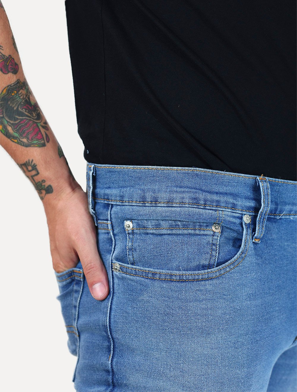 Calça Levis Jeans Masculina 511 Slim Light Blue Média