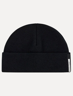 Gorro Armani Exchange Tricô Silk Tag Logo Preto