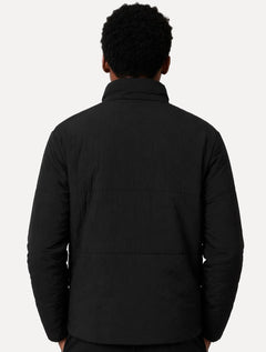 Jaqueta Ellus Masculina Nylon Puffer Wrinkle Preta