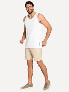 Regata Calvin Klein Swimwear Masculina Classic Branca