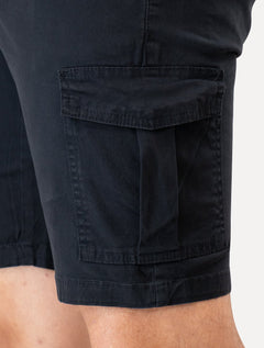 Bermuda Guess Masculina Cargo Sarja Azul Escuro