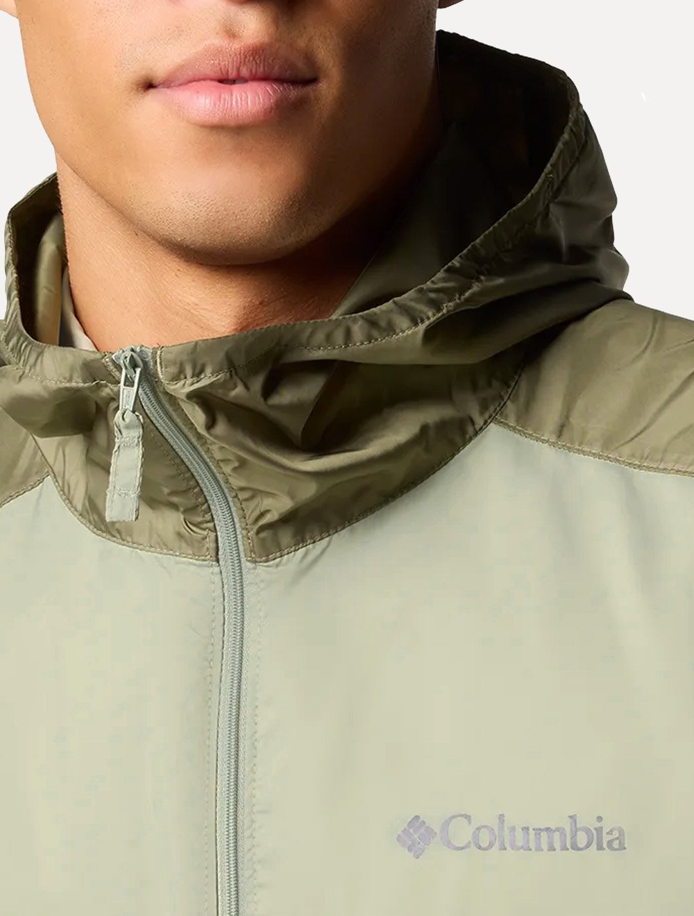 Jaqueta Columbia Masculina Discovery Loop Windbreaker Verde