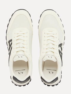 Tênis Armani Exchange Masculino Contrastantes AX Logo Off White