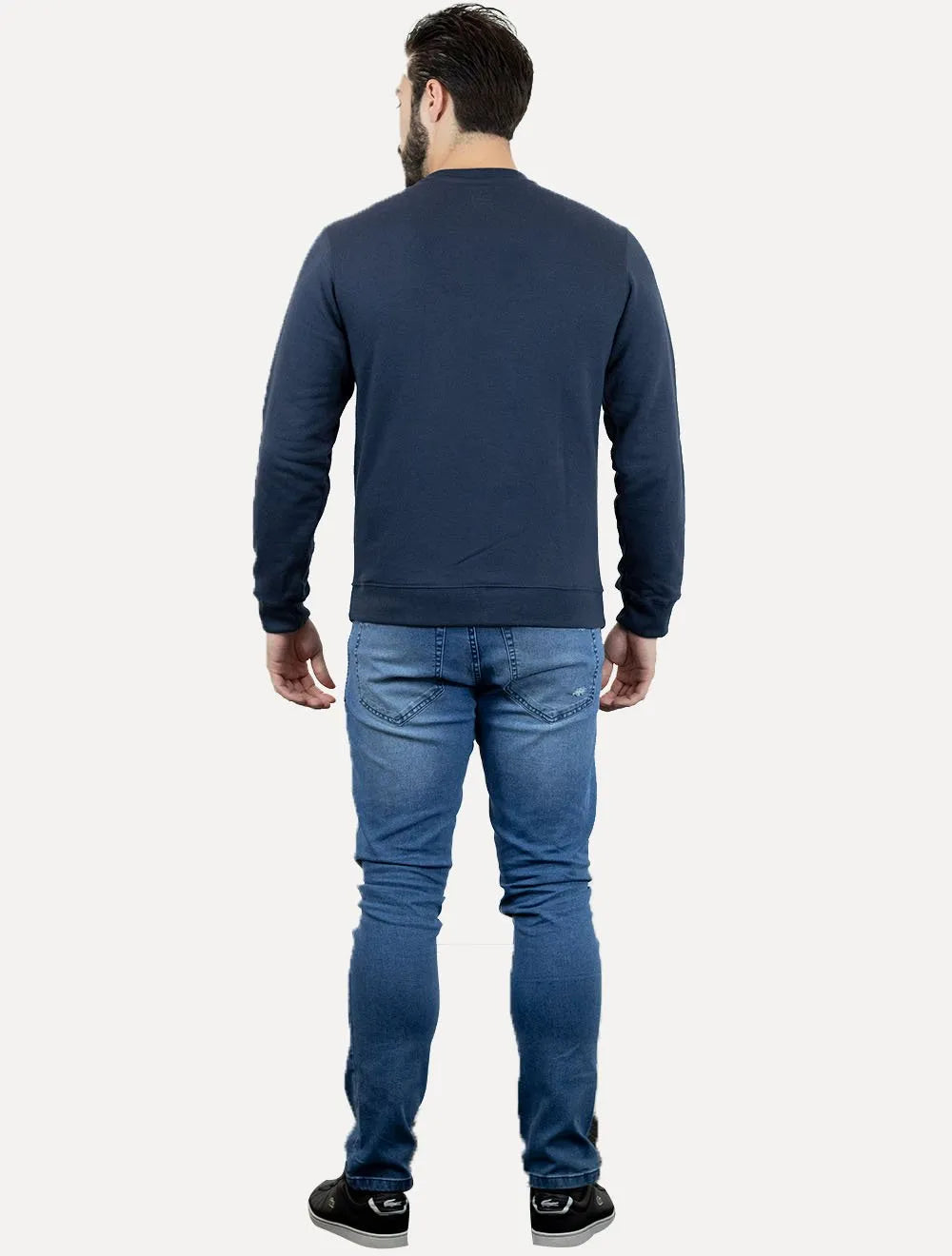 Moletom Levis Masculino Crewneck Original Batwing Azul Marinho