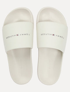Chinelo Tommy Hilfiger Core Pool Slide Cáqui