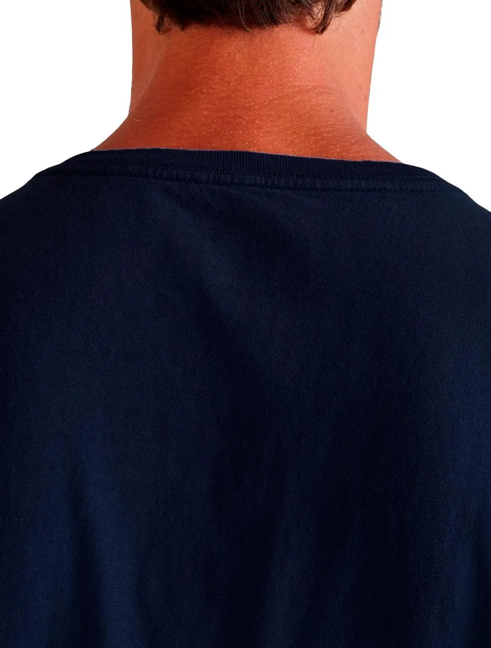 Camiseta Reserva Masculina Slim Algodão Peruano Azul Marinho