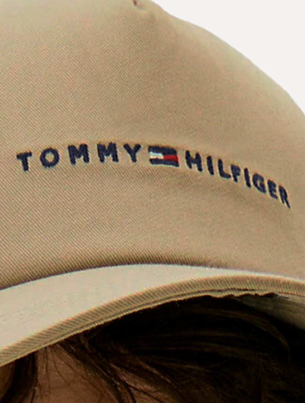 Boné Tommy Hilfiger Masculino Foundation 6 Panel Cáqui