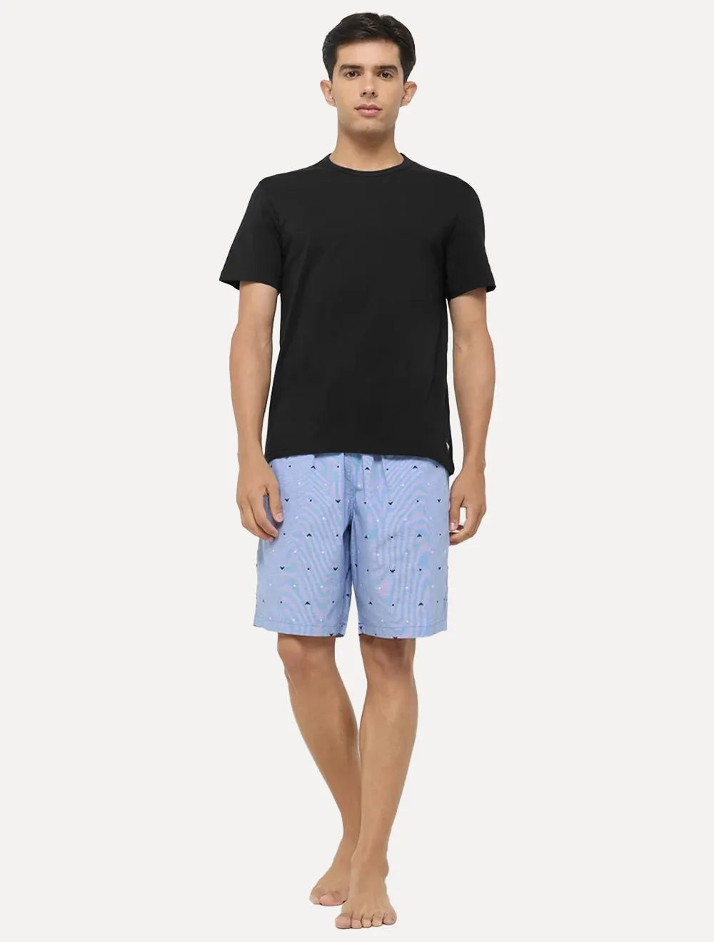 Kit Camisetas Empório Armani Masculina C-Neck Preta e Branca