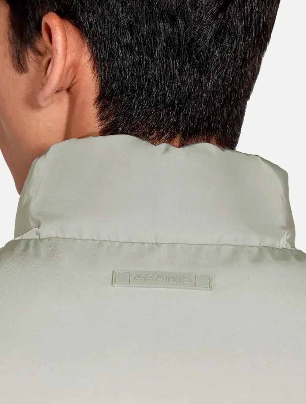 Jaqueta Aramis Masculina Nylon Dupla Face Brown Puffer Cinza