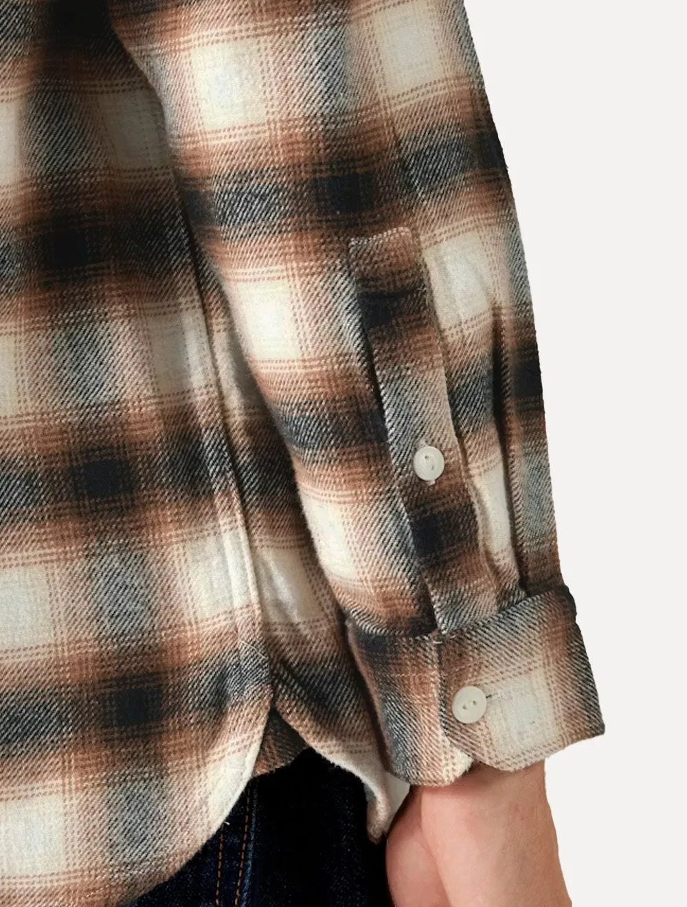 Camisa Levis Masculina Jackson Worker Xadrez Marrom