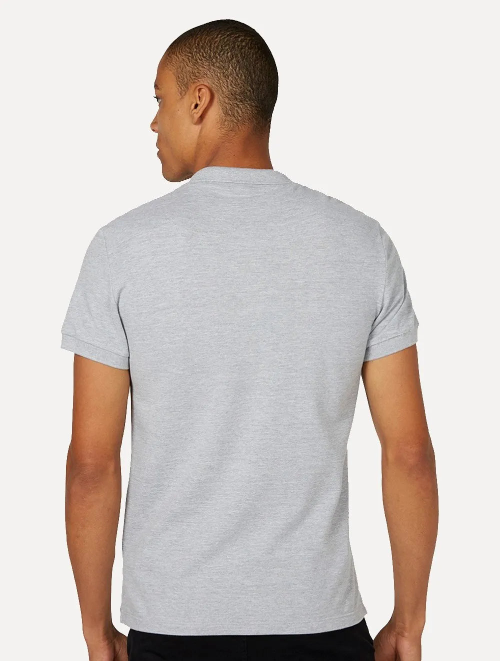 Polo Dudalina Essentials Extra Cotton Gray Icon Cinza Mescla
